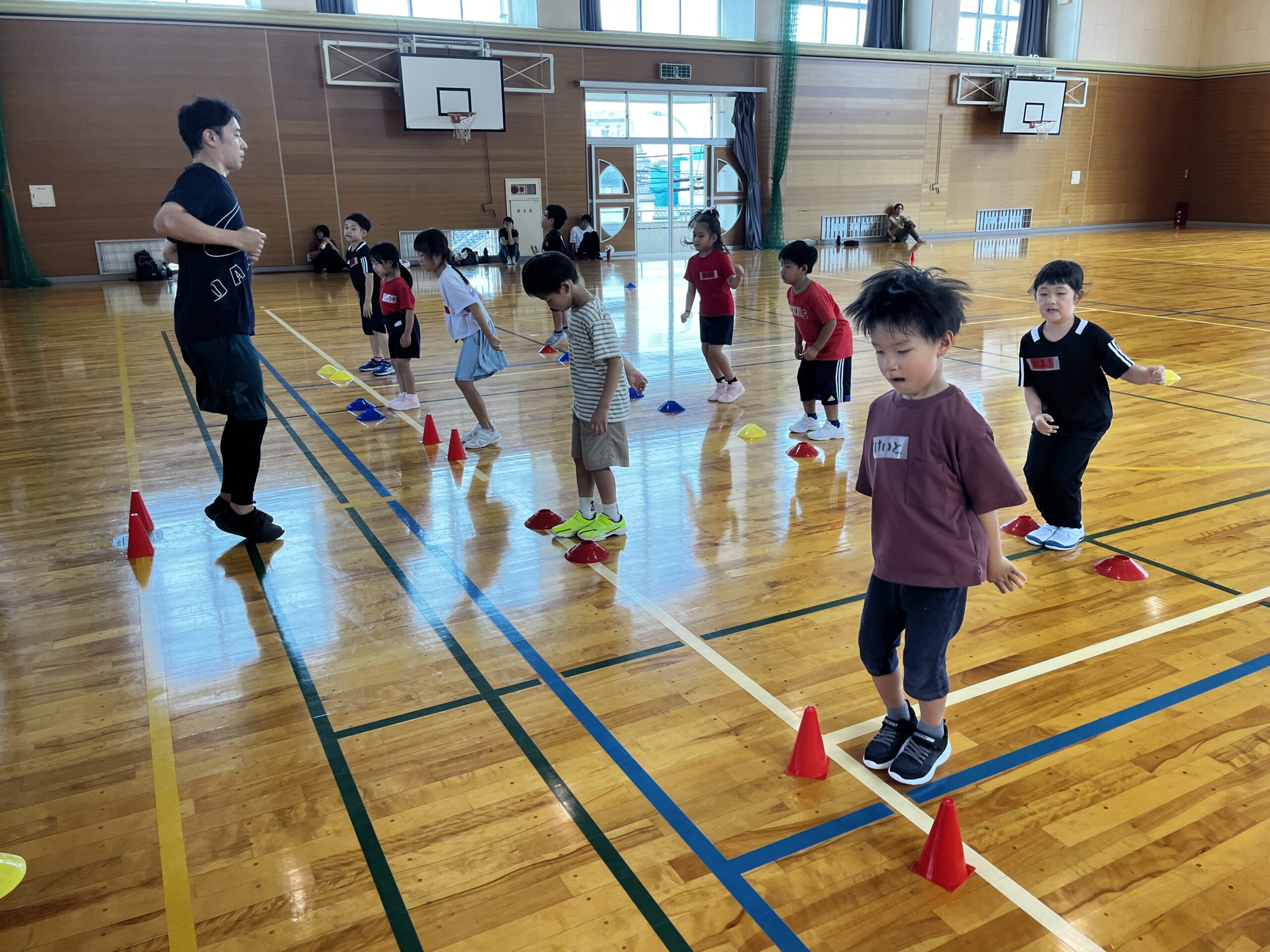 スポーツ指導の様子